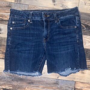 American Eagle Outfitters Dark Blue Jean Shorts